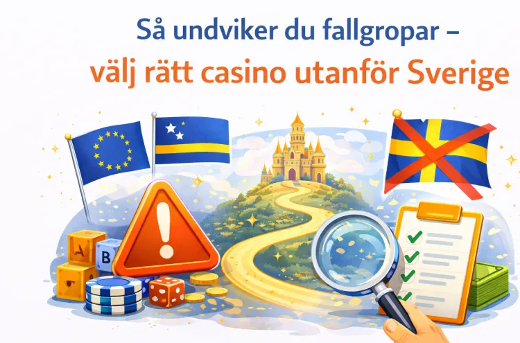 Så undviker du fallgropar – välj rätt casino utanför Sverige